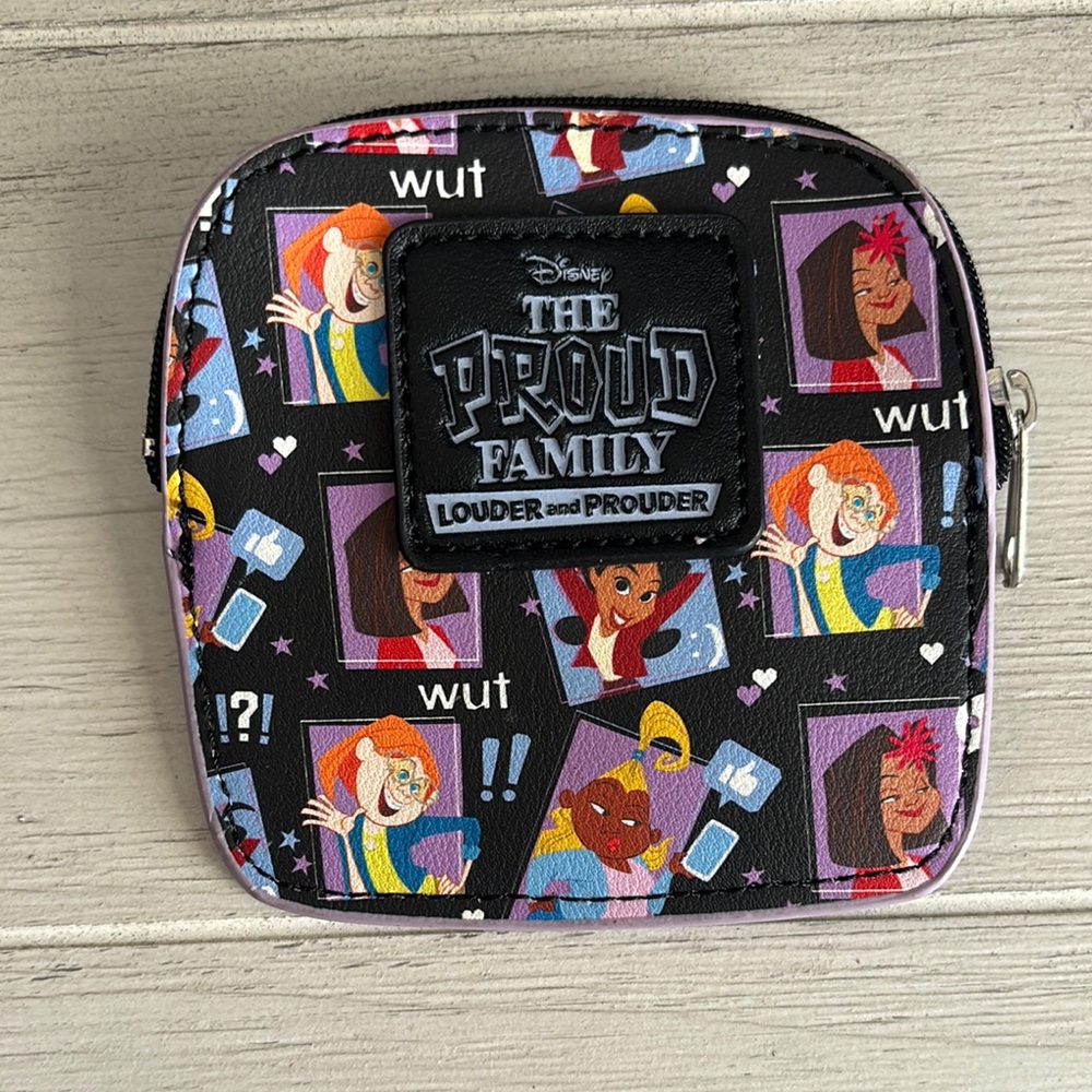 Loungefly The Proud Family Black Mini Bag and goodies